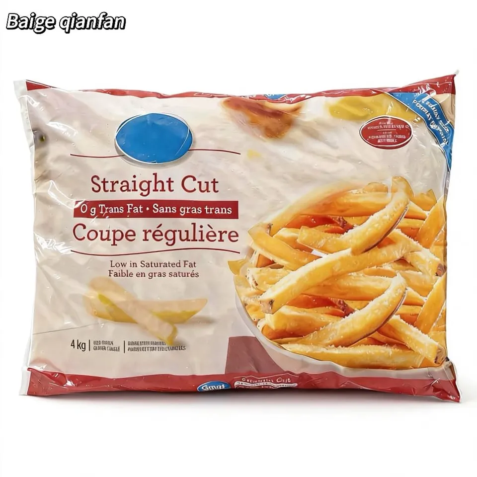 Prispôsobené vrecká na balenie mrazených hranolčekov