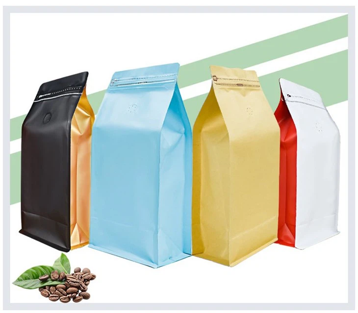 Laminované kraft papierové vrecká so zipsom