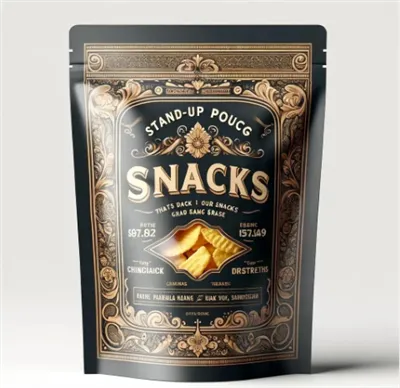 Opätovne uzatvárateľné stojace vrecúško Balenie potravín Cukríky Orech z hliníkovej fólie Plastové balenie Vrecko na zips s tepelným uzáverom